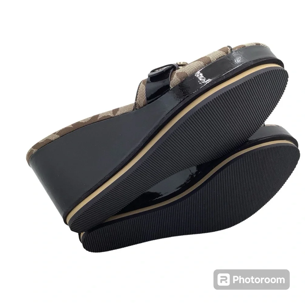 {COACH}GERI Wedge Sandals - Picture 7 of 8